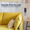 Aecsze Remote Control Holder Wall Mount Plastic Organizer-4