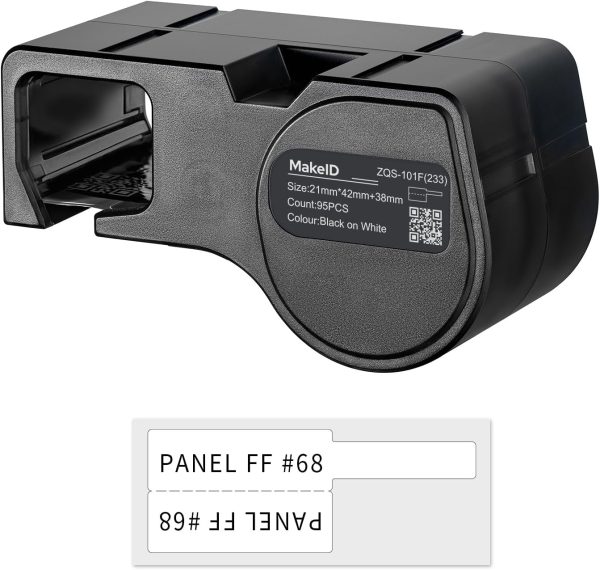 MakeID Flagging Labels Durable PP PET Cable Identification-0