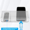 Aecsze Remote Holder Wall Mount Plastic Adjustable Storage-5