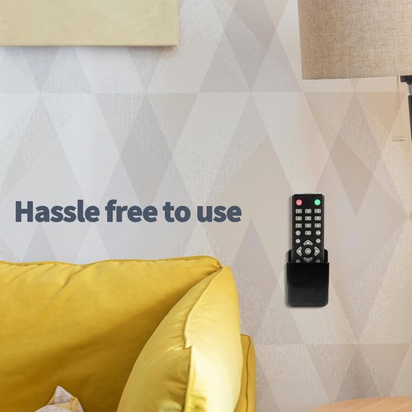 Aecsze Remote Control Holder Wall Mount Plastic Portable-4