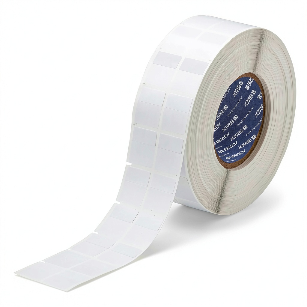 Brady B-427 labels applied to industrial cables