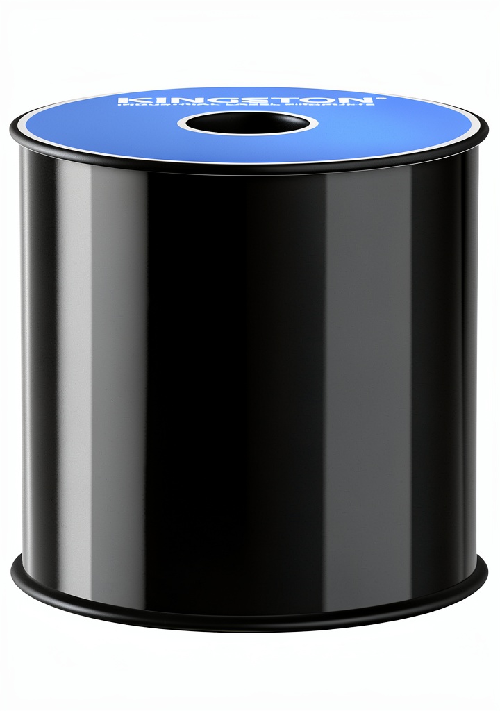 Installing Kingston Black Vinyl Labeling Tape Industrial Grade on a metal pipe
