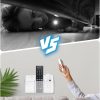 Aecsze Remote Holder Wall Mount Plastic Adjustable Storage-3