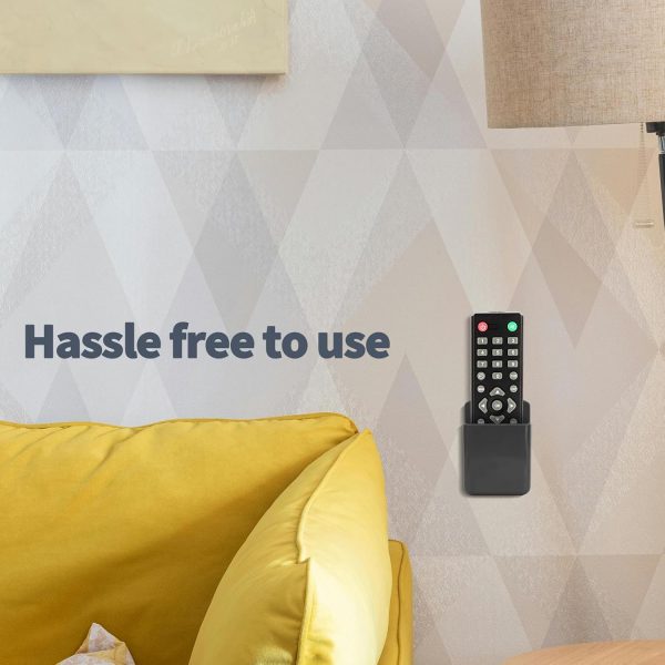 Aecsze Remote Control Holder Wall Mount Plastic Organizer-4