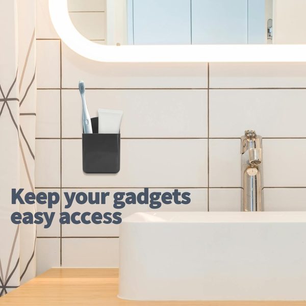 Aecsze Remote Control Holder Wall Mount Plastic Organizer-6