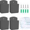Aecsze Remote Control Holder Wall Mount Plastic Organizer-0