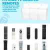 Aecsze Remote Holder Wall Mount Plastic Adjustable Storage-2