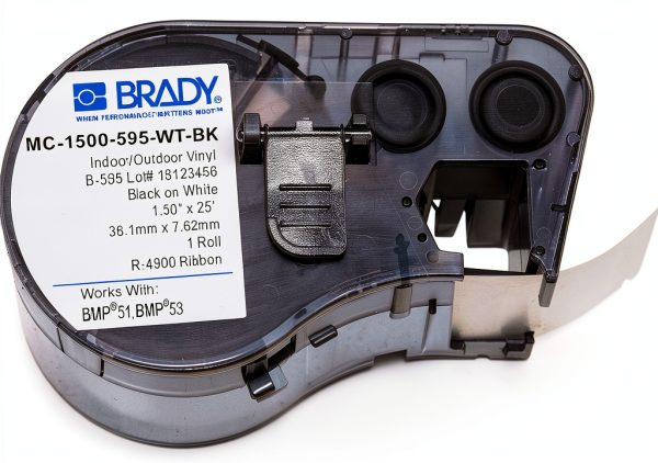 Brady Industrial Labeling Tape Permanent Adhesive Vinyl-0