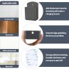 Aecsze Remote Control Holder Wall Mount Plastic Organizer-2