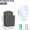 Aecsze Remote Control Holder Wall Mount Plastic Organizer-1