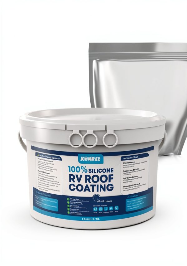 RV Roof Coating Kohree KR418 Flexible Silicone Heat Reflective 1-6