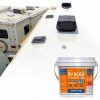 RV Roof Coating Tenee rv Roof Waterproof UV Resistant 95 oz Sealant-2