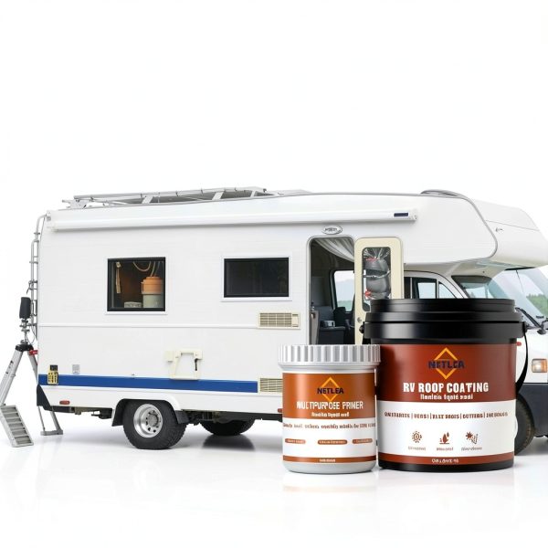 RV Roof Coating NetLea Flexible Silicone Seal 100% Silicone-4