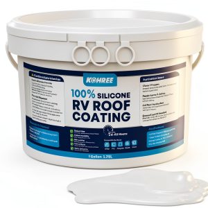 RV Roof Coating Kohree KR418 Flexible Silicone Heat Reflective 1-0