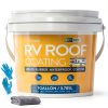 RV Roof Coating Tenee rv Roof Waterproof UV Resistant 95 oz Sealant-0