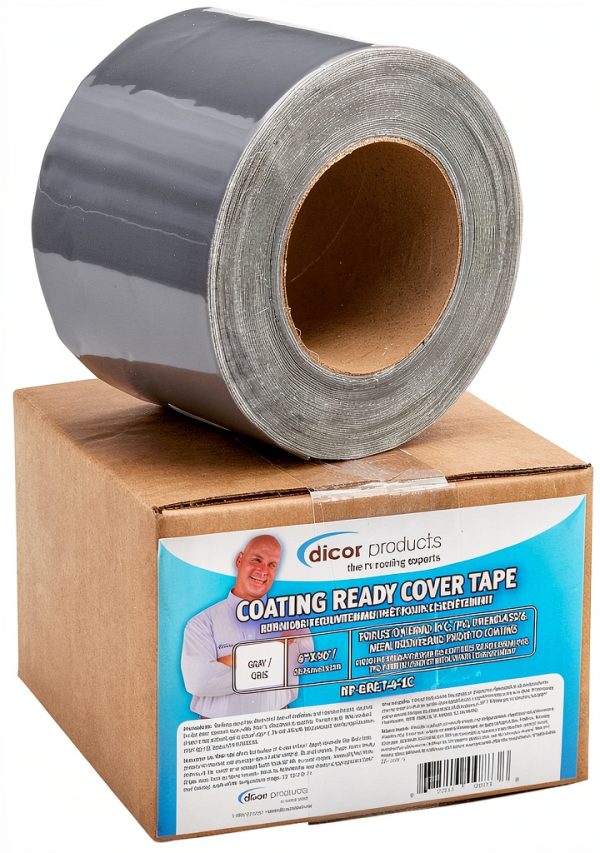 Dicor RV Roof Tape Grey Waterproof 50ft Roll RP-CRCT-4-1C-2