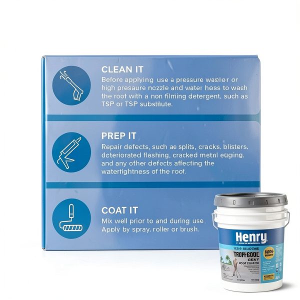 Henry RV Roof Coating 14x12x10in Premium Protective Sealant-4