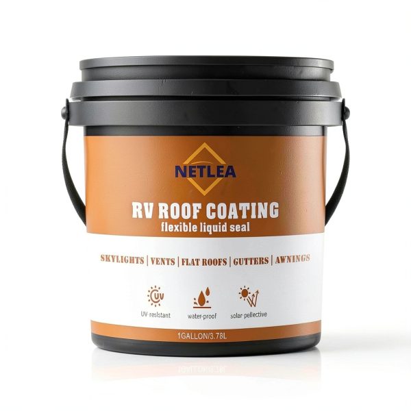 RV Roof Coating NetLea Flexible Silicone Seal 100% Silicone-0
