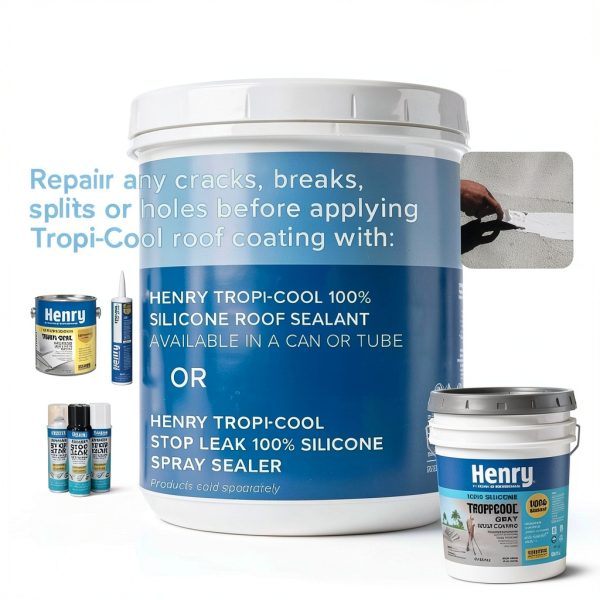 Henry RV Roof Coating 14x12x10in Premium Protective Sealant-3