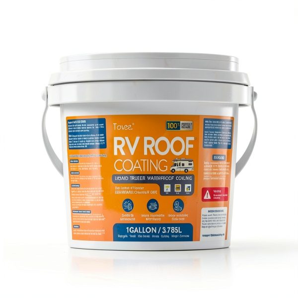 RV Roof Coating Tenee rv Roof Waterproof UV Resistant 95 oz Sealant-1