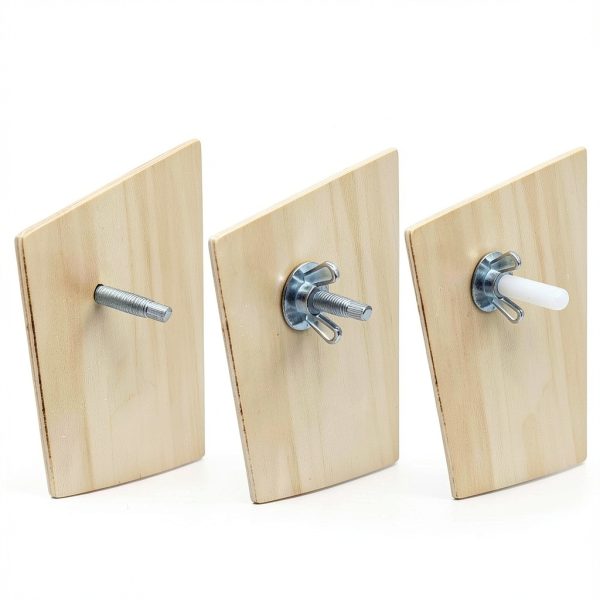 Xadnitu 1/4-20 x 2-1/4 Hurricane Anchor Kit 25 Pack with Steel &-5