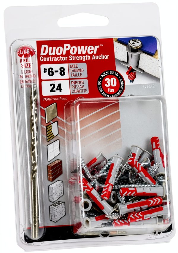 DuoPower Contractor Anchors XL-Pak by Hillman Bolt Anchor-6