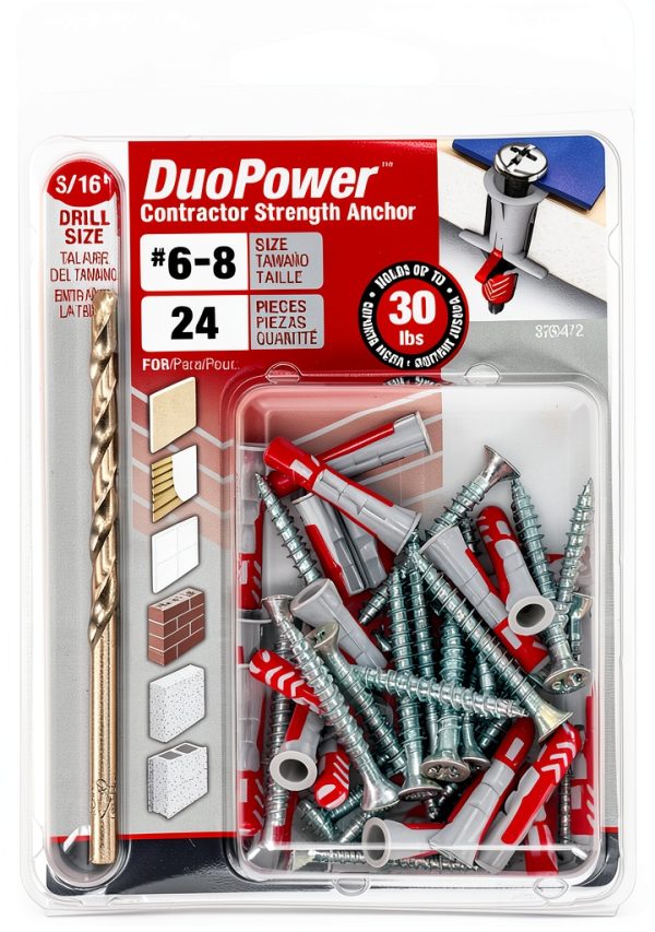DuoPower Contractor Anchors XL-Pak by Hillman Bolt Anchor-1