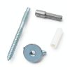 Xadnitu 1/4-20 x 2-1/4 Hurricane Anchor Kit 25 Pack with Steel &-2
