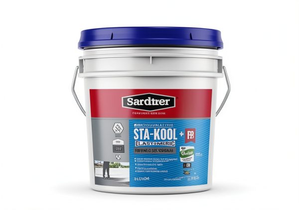 Sta-kool Sk-7805 Elastomeri Roof Coating, White, Ul Classified, 5 Gallon-6
