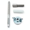 Xadnitu 1/4-20 x 2-1/4 Hurricane Anchor Kit 25 Pack with Steel &-1