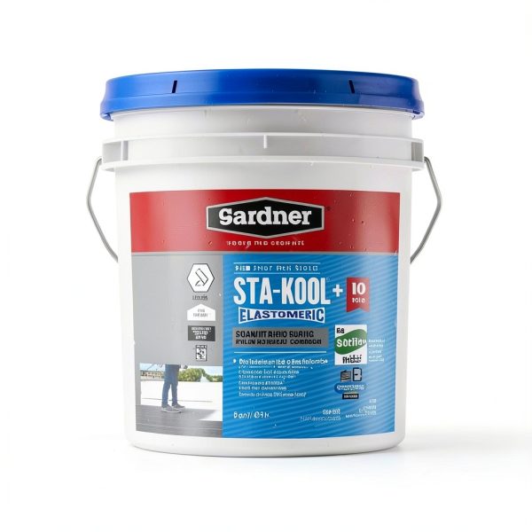 Sta-kool Sk-7805 Elastomeri Roof Coating, White, Ul Classified, 5 Gallon-7