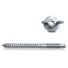 Xadnitu 1/4-20 x 2-1/4 Hurricane Anchor Kit 25 Pack with Steel &-3