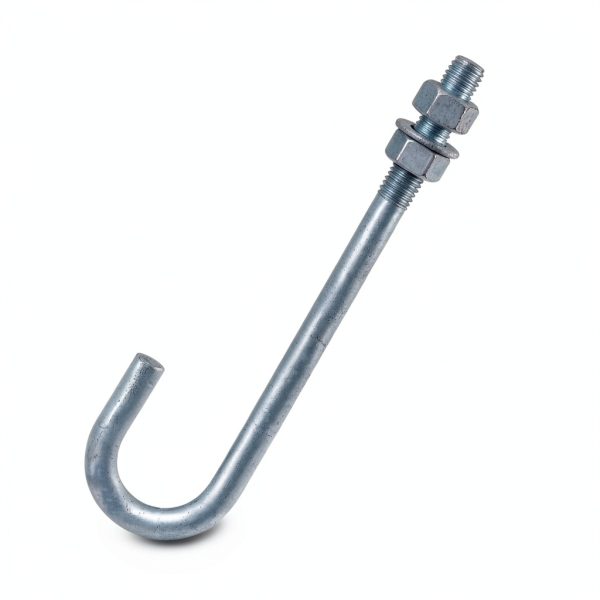 J Bolt Anchor 5/8"-11 x 9-7/8" Galvanized Steel – OTTFF 4 Pack-0