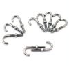 QWORK Steel J-Bolt with Nut, 5/16" x 3" Anchor Bolts, Pack of 10-6