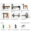 Molly Bolt Assortment Kit Swpeet 80pcs Zinc‑Plated Anchors for Drywall-5