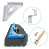 Shed Concrete Anchor Kit for Arrow Shed,Anchor Kit for Storage Garage Barn Foot Peak Roof,Metal Concrete Floor with 4 Steel Corner Gussets, Hold Down Clips, Bolt and Screws-2