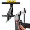 Lag Bolt Kit for TV Mounting Hardware - M8x70mm Lag Bolt and Washer for Wood Stud, Anchors for Concrete/Brick Wall, Includes Allen Key and Bubble Level for Easy Installation-5