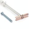 (10 pcs) Drywall Anchors 3/16-24, Bolt Anchor, Duty Hollow Wall Anchors-3
