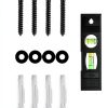 MOUNTUP Lag Bolt Kit for TV Wall Mount with M8×65mm Bolts and Concrete-1