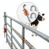 Gate Anchor Cane Bolt 18in Zinc Plated Steel by Aiwaiufu for Gates-6