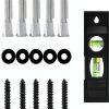 MOUNTUP Lag Bolt Kit for TV Wall Mount with M8×65mm Bolts and Concrete-0