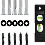 MOUNTUP Lag Bolt Kit for TV Wall Mount with M8×65mm Bolts and Concrete-0