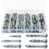 Molly Bolt Assortment Kit Swpeet 80pcs Zinc‑Plated Anchors for Drywall-0