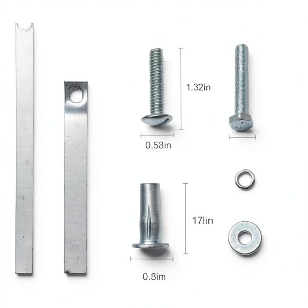 Toilet Seat Anchor Kit for Kohler and Durable Metal Bolts Model 84999-1