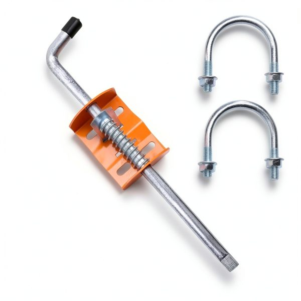 Gate Anchor Cane Bolt 18in Zinc Plated Steel by Aiwaiufu for Gates-1