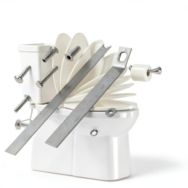 Toilet Seat Anchor Kit for Kohler and Durable Metal Bolts Model 84999-2