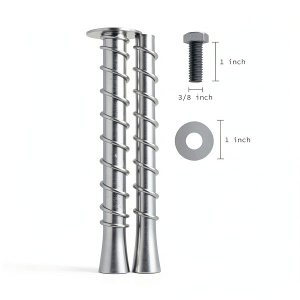 Zinc-Plated Asphalt Anchor BoltHold SP10-38 5/8"x6" Bolt 1500 lb 6-1