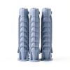 Concrete Wall Anchors for TV Mount Installation - Suitable for Concrete or Brick Walls - Durable Plastic Anchor Bolts 10x50mm Grey Drywall Anchors 8pcs-1