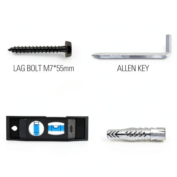 Mounting Dream Lag Bolt Kit for TV Wall Mount M7 Bolt Fischer Anchors-1