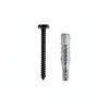 Mounting Dream Lag Bolt Kit for TV Wall Mount Comes with M8 Lag Bolt for Wood Stud, Fischer Anchors for Concrete Wall, Includes Allen Key and Bubble Level for Easy Installation MD5753-4